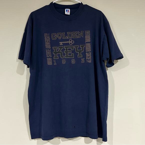 Vintage 1993 Iowa State University Golden Key Shirt - Picture 1 of 4